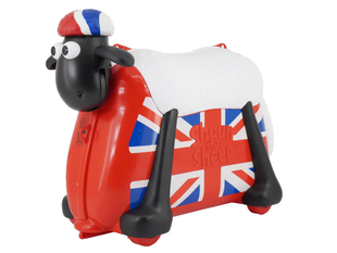 Детский чемодан аналог Trunki Баранчик Шон красный Shon фото