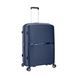 Валіза з поліпропілену L велика з розширенням темно-синя FR-0114-L фото 10