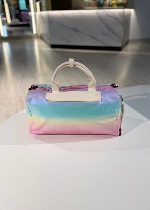 УЦЕНКА Сумка для лоукостов с отделением для обуви розовая B-H-01 фото