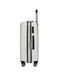 Валіза з поліпропілену M середня з розширенням біла FR-0115-M фото 10