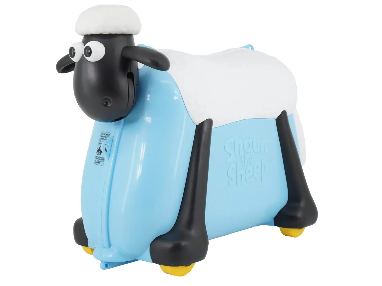 Детский чемодан аналог Trunki Баранчик Шон голубой Shon фото
