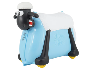 Детский чемодан аналог Trunki Баранчик Шон голубой Shon фото