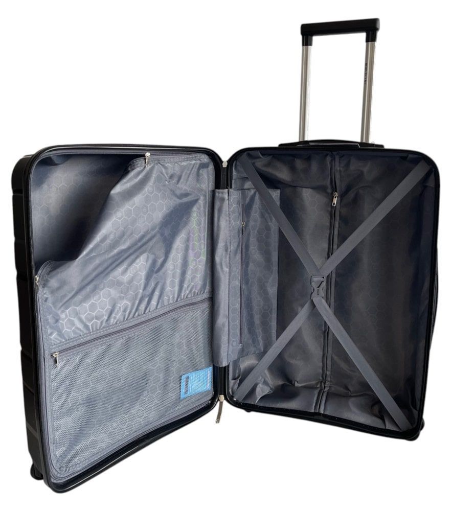 Валіза Worldline Airtex 288 M середня чорна 288/M/black фото