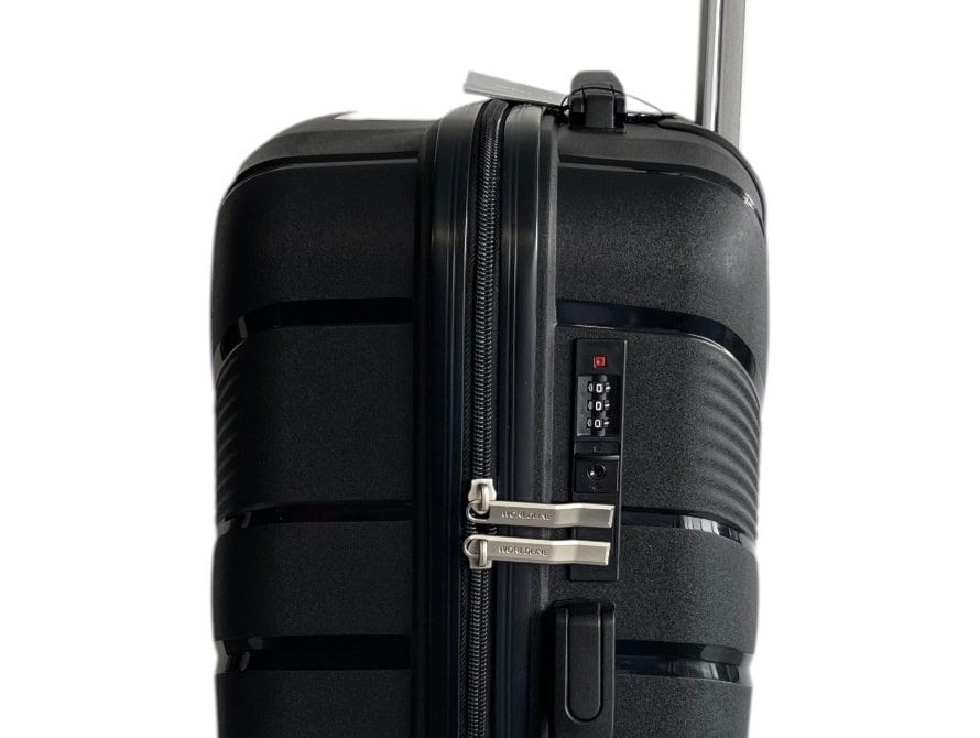 Валіза Worldline Airtex 288 M середня чорна 288/M/black фото