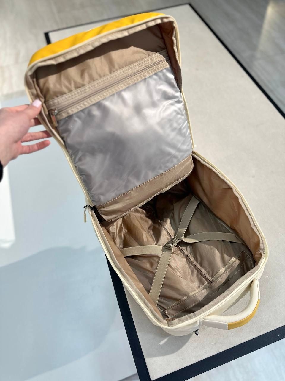 Сумка-рюкзак на колесах для лоукостов 40х30х20 синий Low-Bag-3 фото