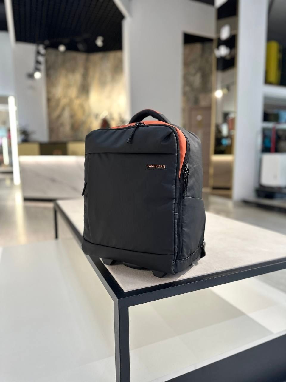 Сумка-рюкзак на колесах для лоукостов 40х30х20 черный Low-Bag-3 фото