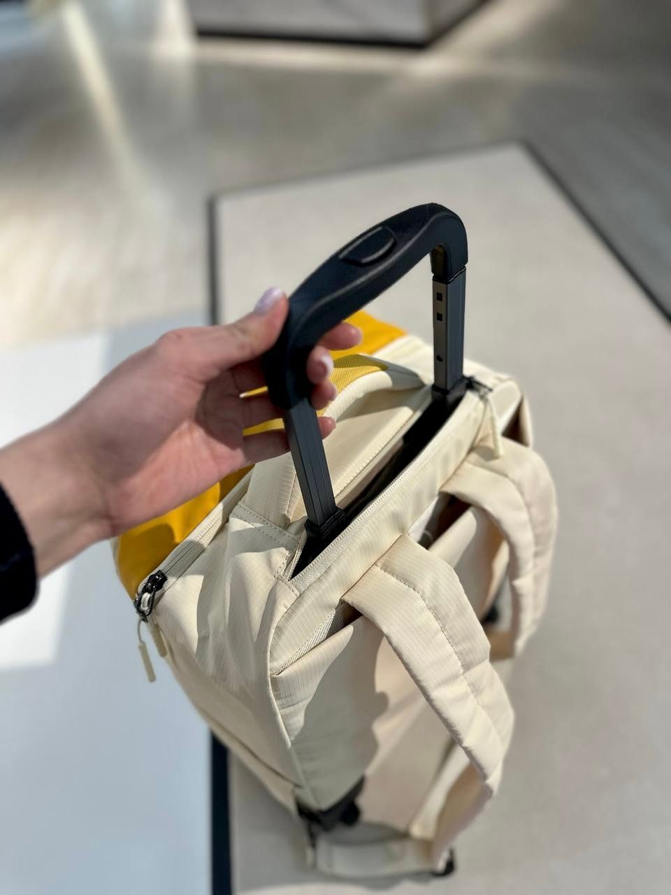Сумка-рюкзак на колесах для лоукостов 40х30х20 синий Low-Bag-3 фото