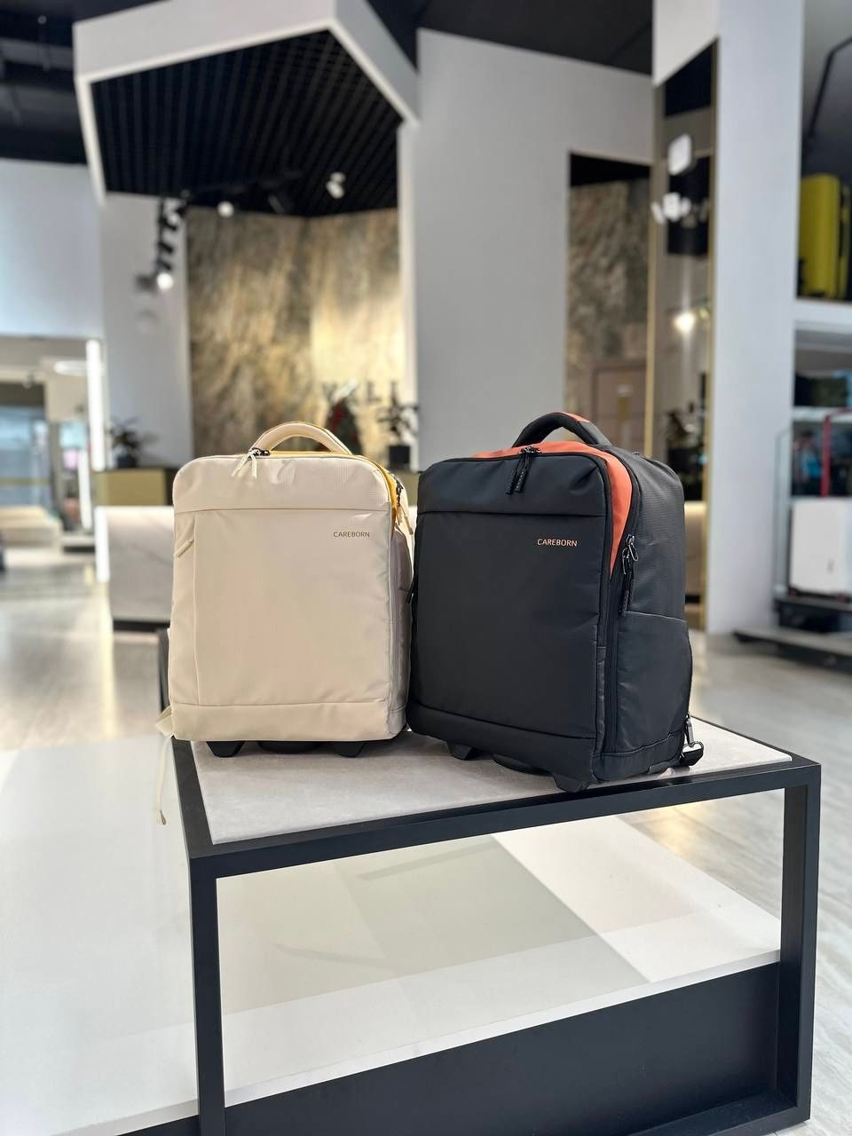 Сумка-рюкзак на колесах для лоукостов 40х30х20 синий Low-Bag-3 фото