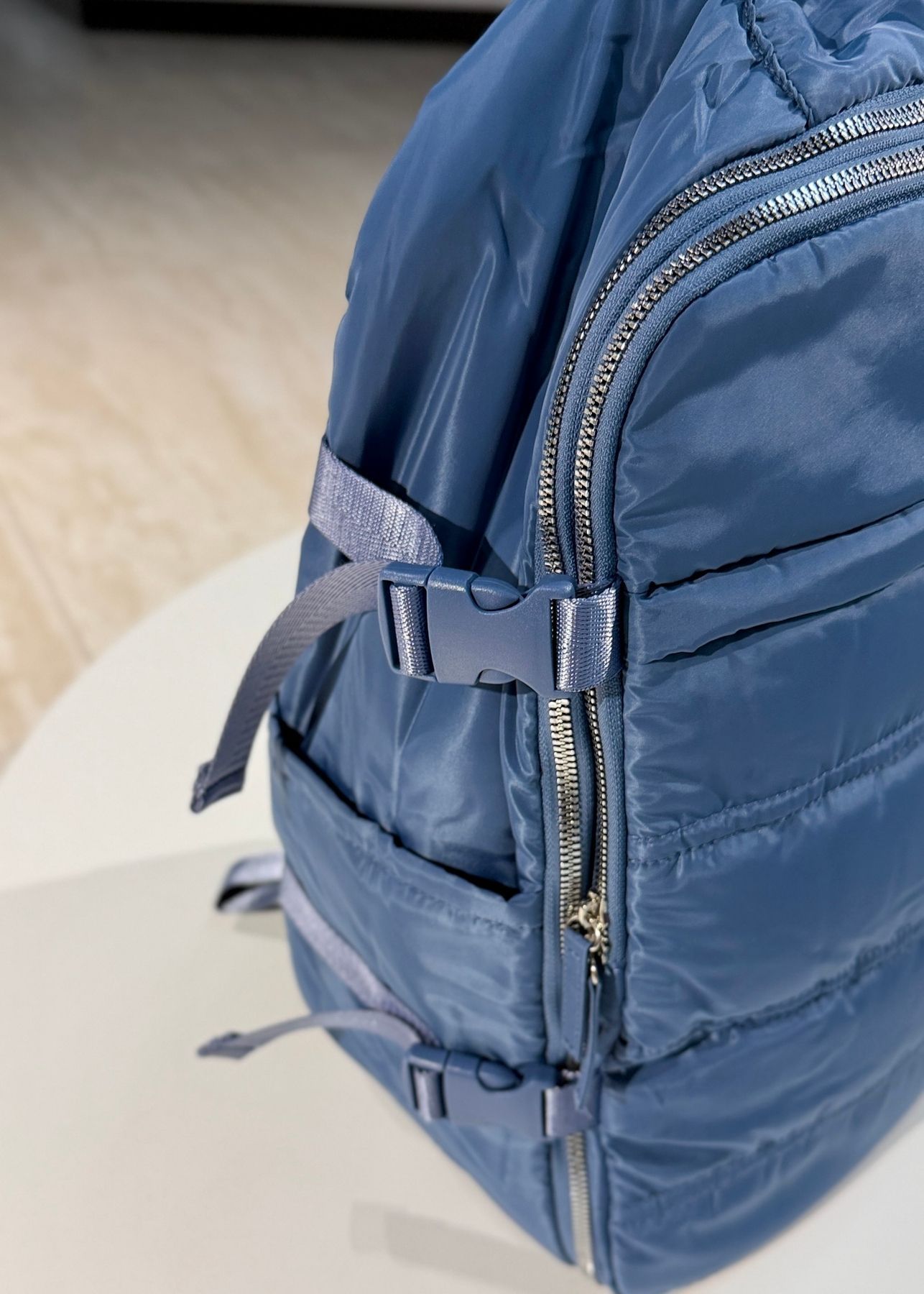 Ультралегкий рюкзак ручная кладь для WizzAir Ryanair 40х30х20 голубой R-333 фото