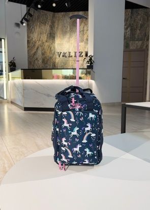 Сумка - чемодан на колесах ручная кладь единорог Low-Bag-1 фото