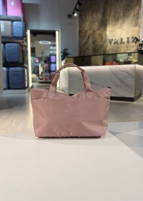 Дорожня сумка 40x30x20 для ручної поклажі з нейлону Ryanair, WizzAir рожева JB-15 фото