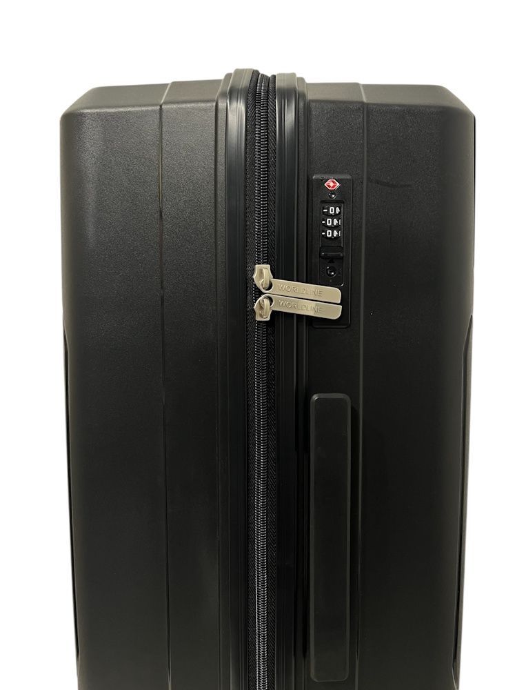 Валіза Worldline Airtex 290 M середня чорна 290/M/black фото