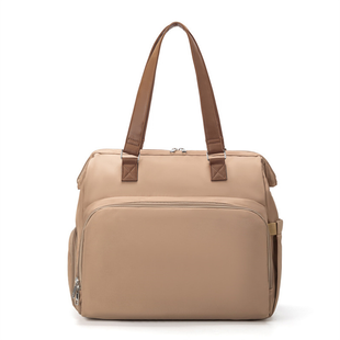 Функциональная сумка-рюкзак Mamy bag темно-бежевая B-Mam фото