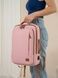 Рюкзак с расширением и отделением для ноутбука розовый R-03 фото 2