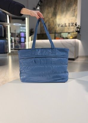 Ультралегка дорожня сумка 45x36x20 ручна поклажа EasyFly синя JB-12 фото
