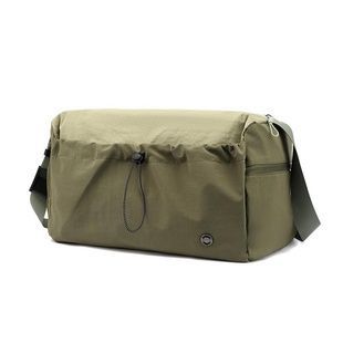 Дорожная сумка из нейлона для ручной клади 40x25x20 см с отделением для обуви и мокрых вещей хаки B-V697 фото