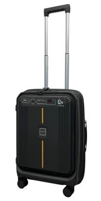 Валіза з відділенням для ноутбука та USB S ручна поклажа сіра FR-0122-S фото