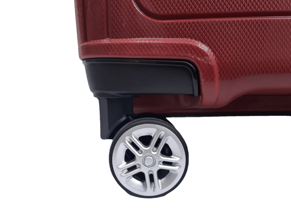 Большой чемодан из полипропилена с расширением красный FR-0132-L фото