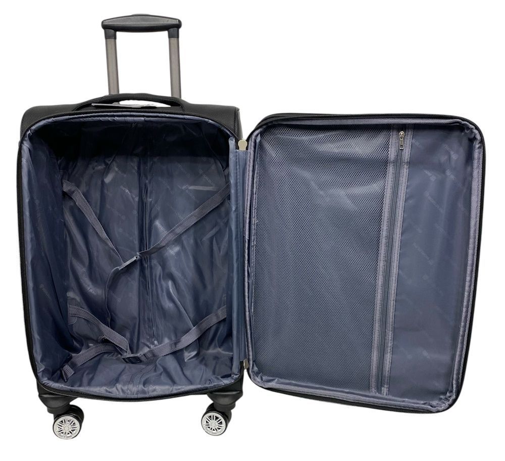 Валіза Worldline Airtex 621 M середня чорна 621/M/black фото