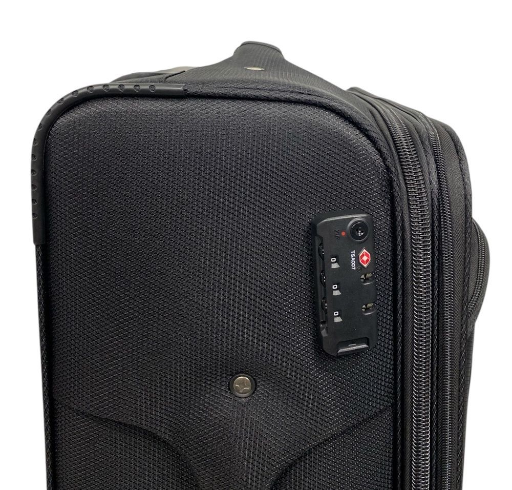 Валіза Worldline Airtex 621 M середня чорна 621/M/black фото