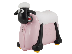 Детский чемодан аналог Trunki Баранчик Шон розовый Shon фото