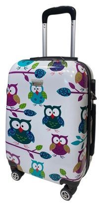 Чемодан Worldline Airtex M средний совы 809/hibou/M/colorful фото