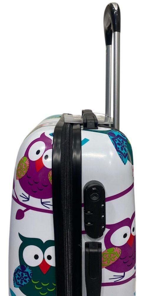Валіза Worldline Airtex M середня сови 809/hibou/M/colorful фото