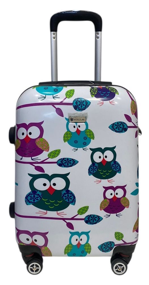 Валіза Worldline Airtex M середня сови 809/hibou/M/colorful фото
