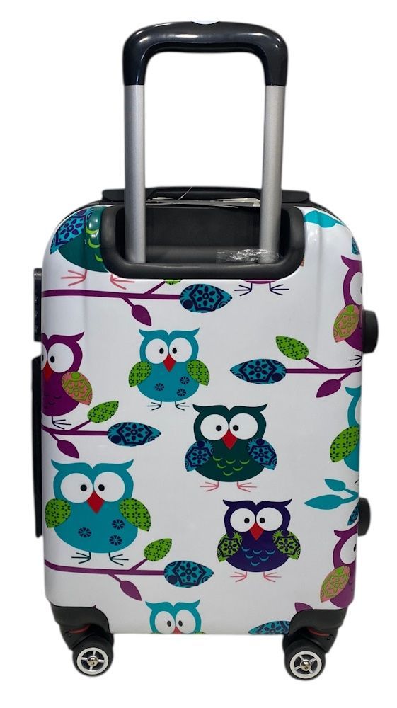Валіза Worldline Airtex M середня сови 809/hibou/M/colorful фото